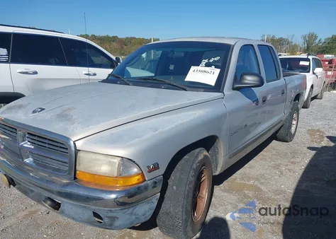 2000 Dodge Dakota Slt/Sport из США, поврежденный, VIN 1B7GL2AN6YS671636